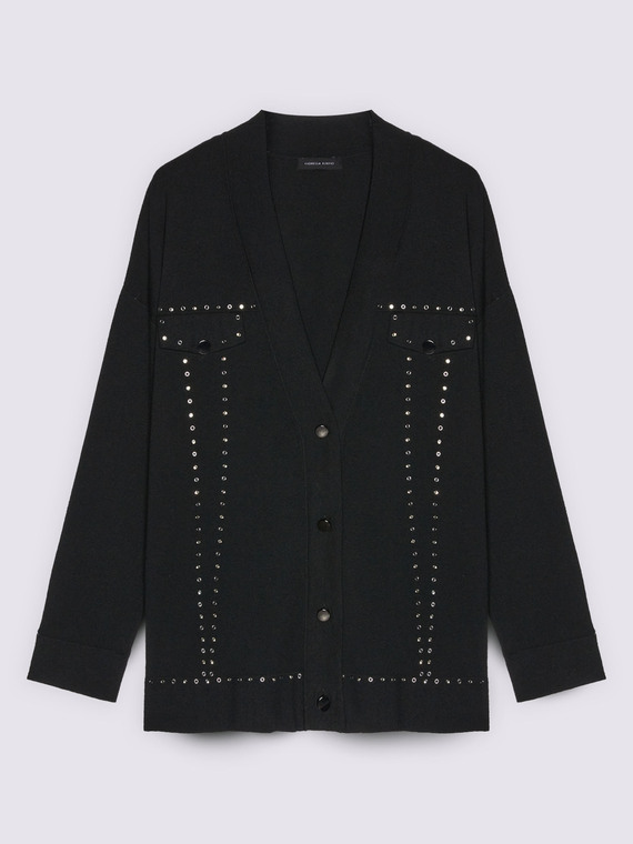 Studded cardigan