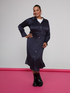 Chemisier dress with belt at the waist image number 1
