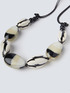 Black and white necklace image number 1