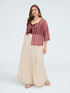 Wide-leg trousers with pleats image number 0
