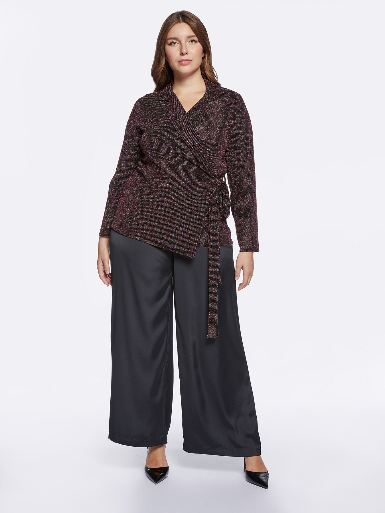 Pantaloni a palazzo neri image number 2