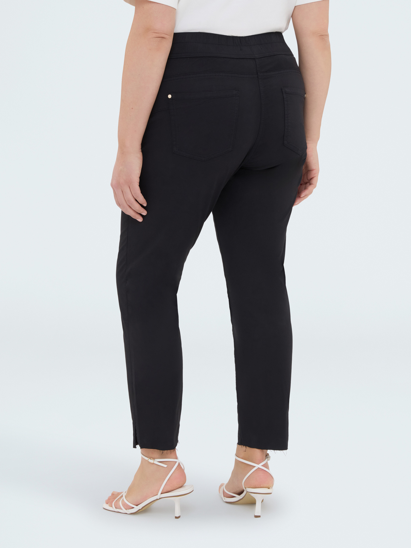 Skinny Cotton Trousers image number 1