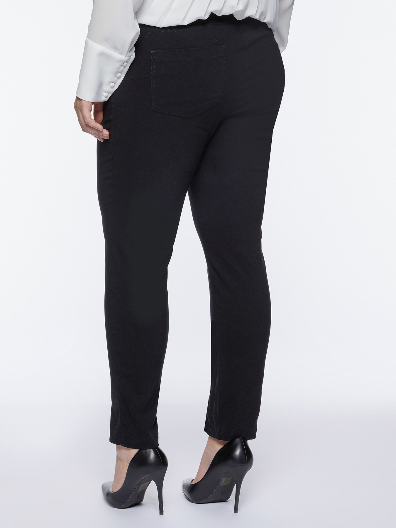 Pantalones skinny con aplicaciones de encaje image number 1