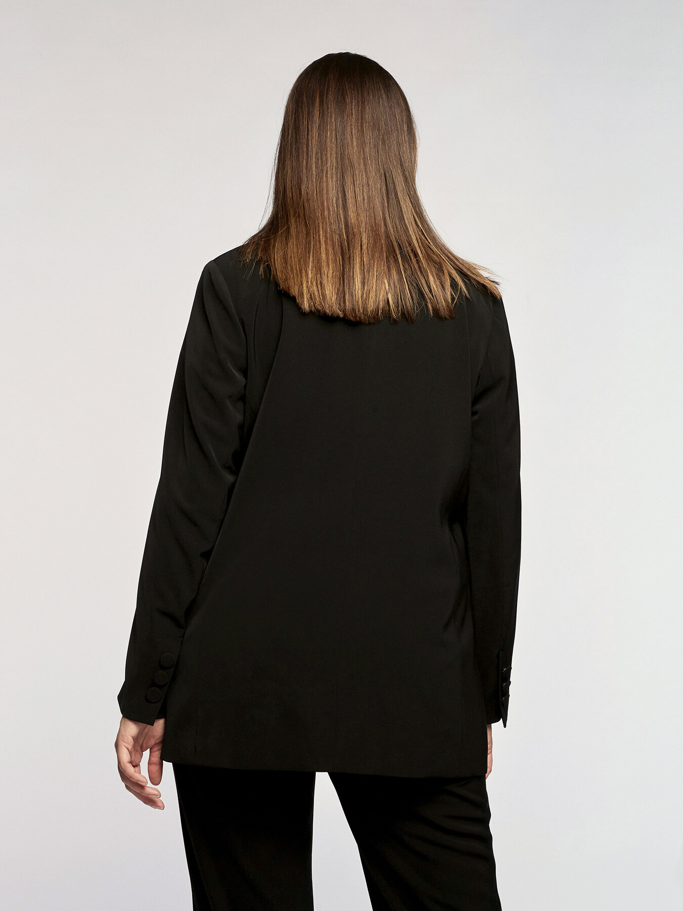 Blazerjacke aus weich fallendem Stoff image number 1