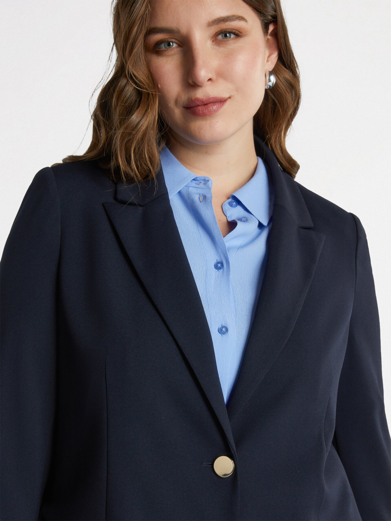 Blazer in tessuto stretch image number 3