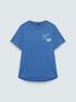 T-shirt in cotone con cuori e strass image number 4