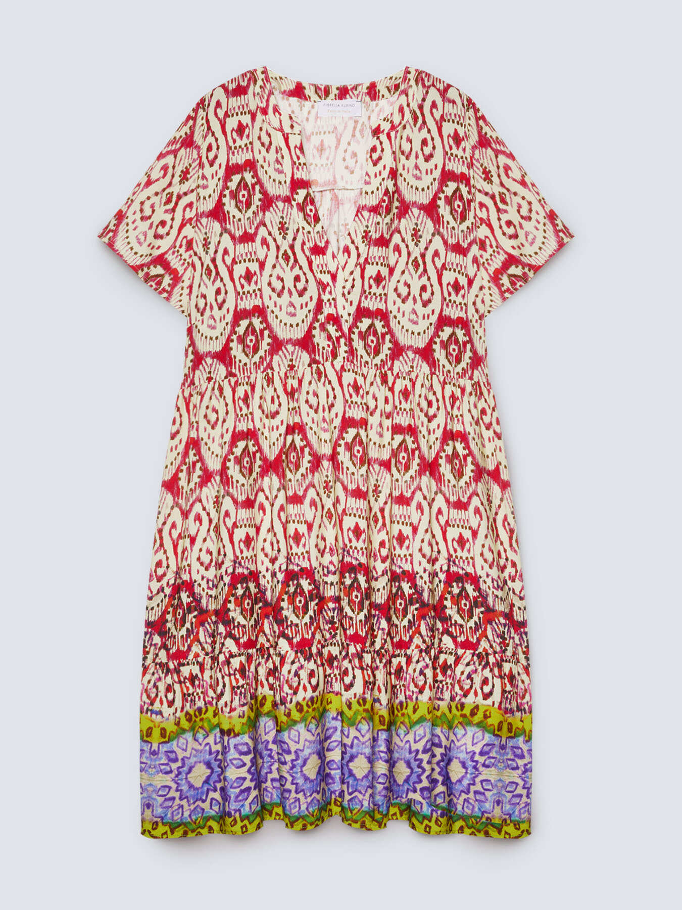 Vestido con estampado &eacute;tnico image number 4