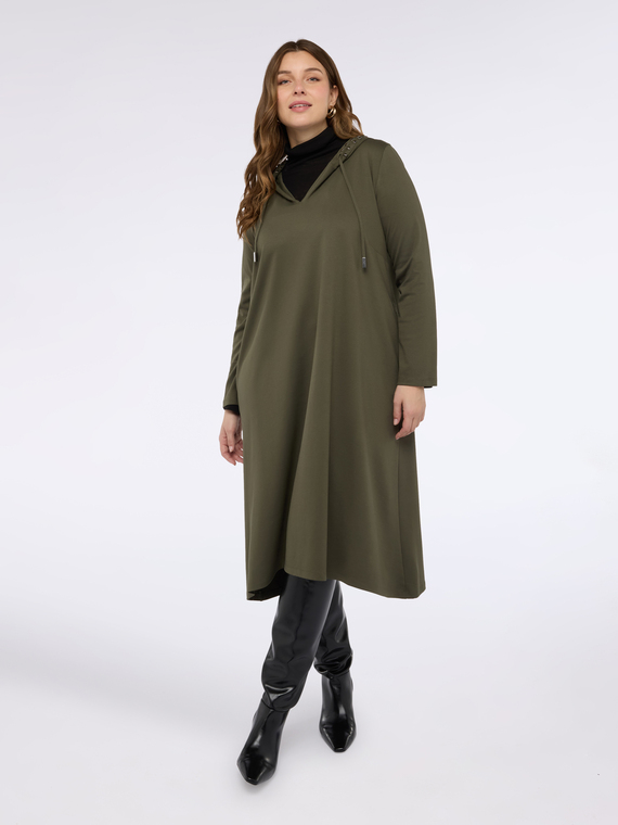 Long dress with hood