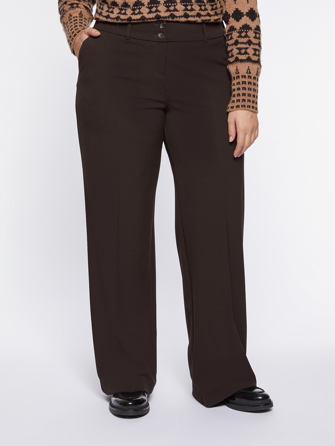 Pantalon jambe large image number 0