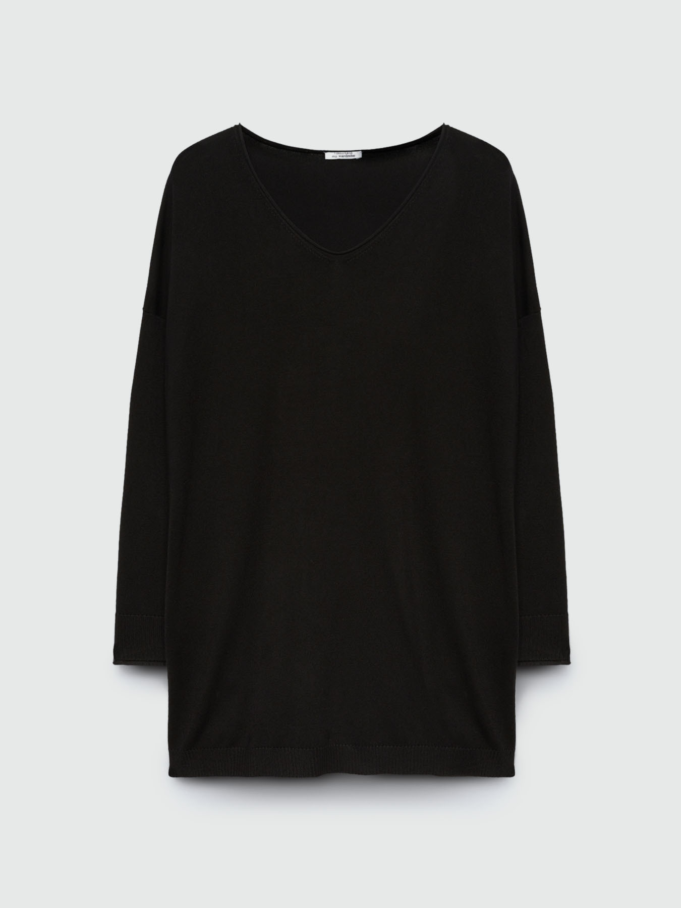 Long viscose sweater image number 4