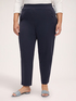 Pantaloni in Punto Milano con coulisse in vita image number 0