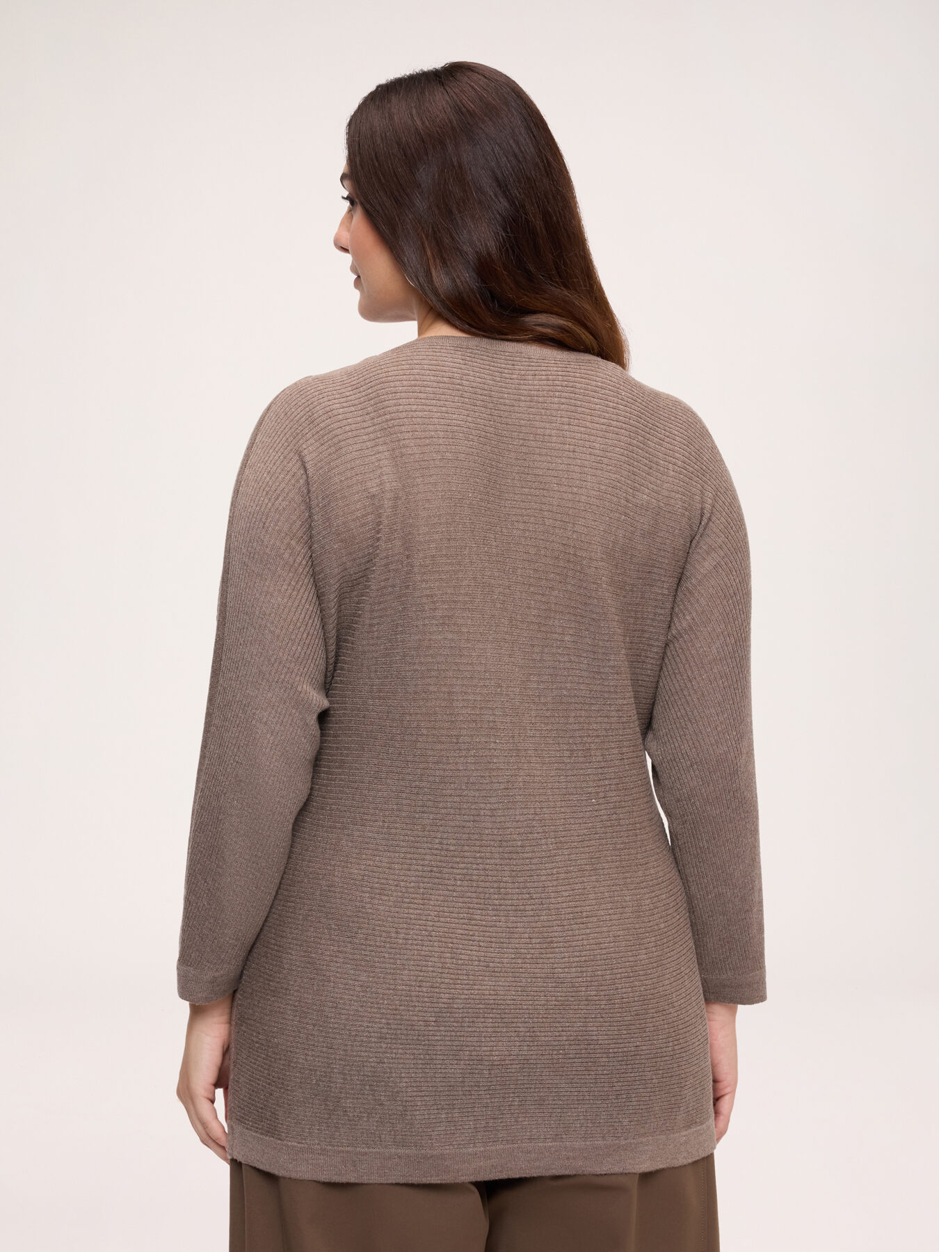Ribbed knit in viscose blend image number 1