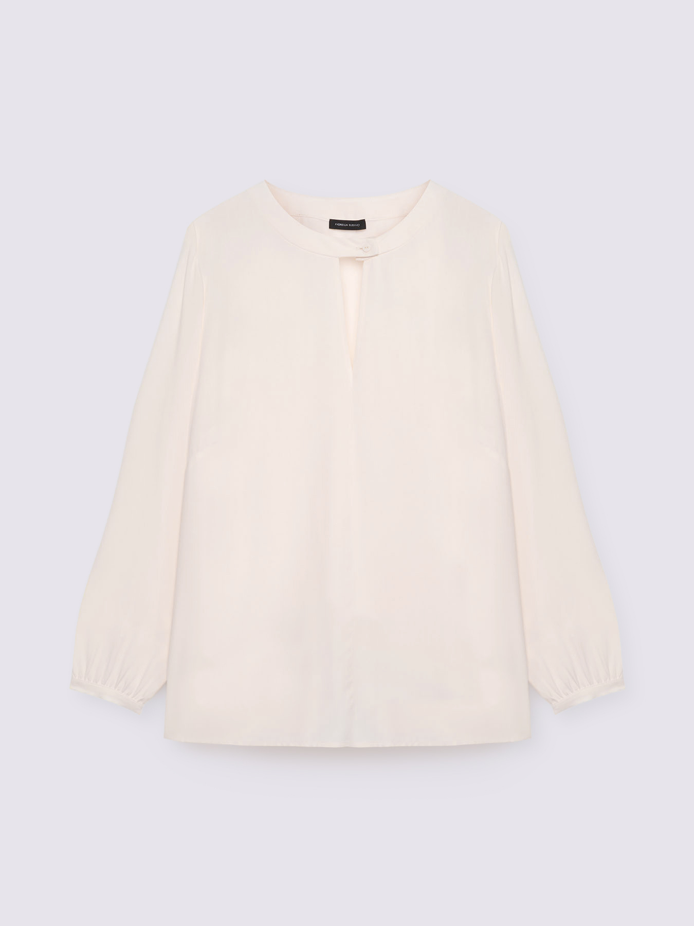 Blusa in mussola di viscosa con scollo a goccia image number 4