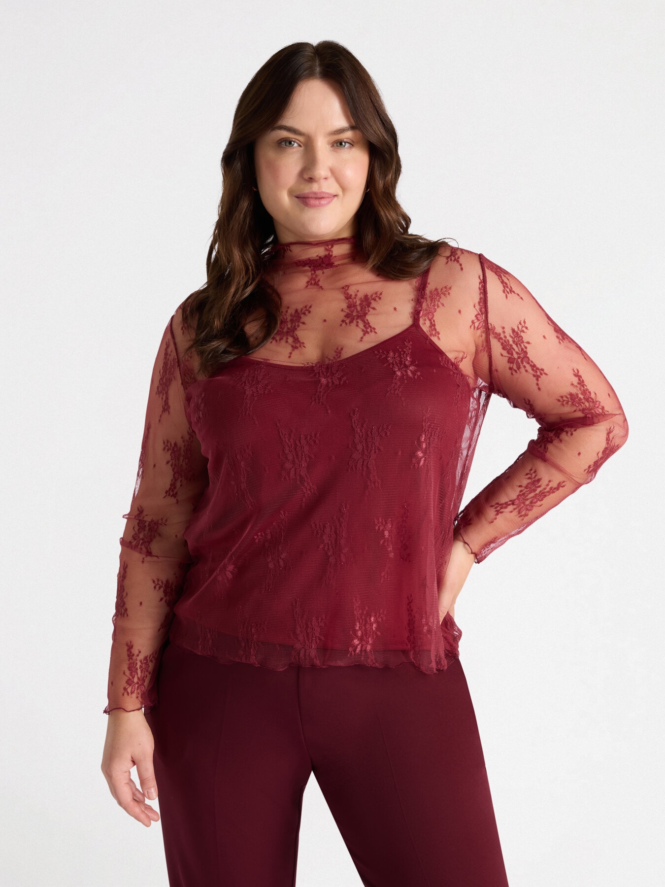 Lace T-shirt image number 0