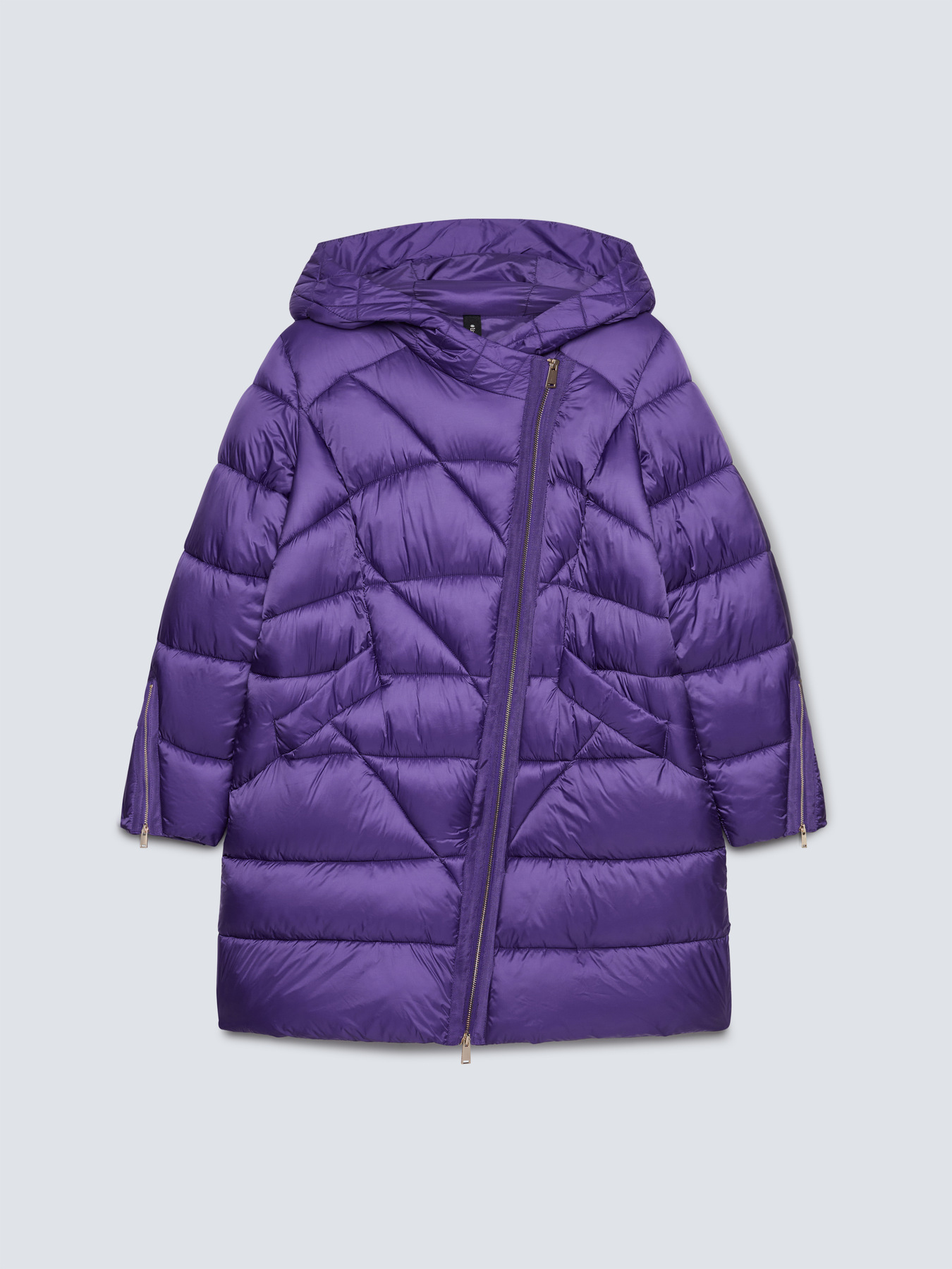 Piumino con chiusura asimmetrica image number 4