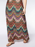 Long printed beach cover-up dress image number 2