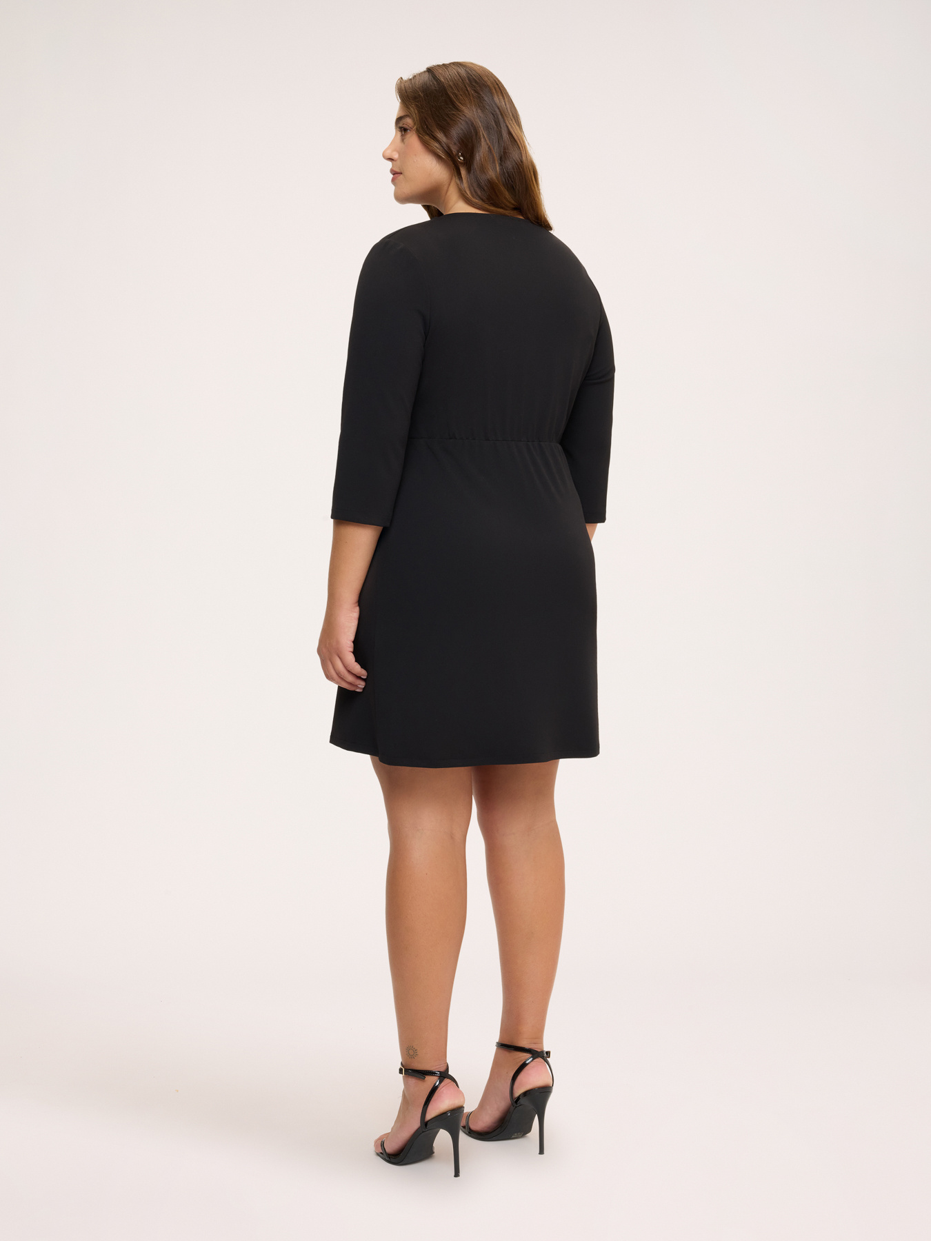 Wrap dress with buckle image number 1