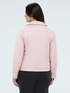 Biker puffer jacket with asymmetric closure image number 1