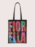 Sac fourre-tout avec inscription Fiorella image number 0