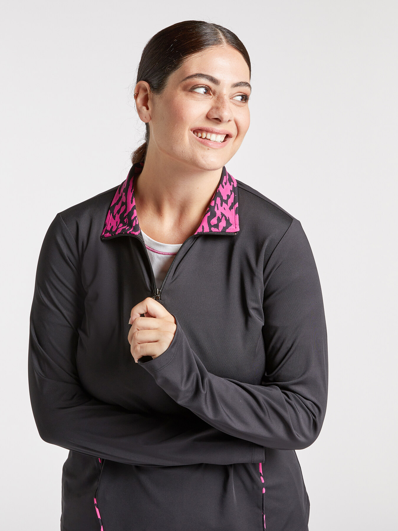 Sweatshirt &bdquo;GO.&ldquo; mit Animalier-Details image number 2