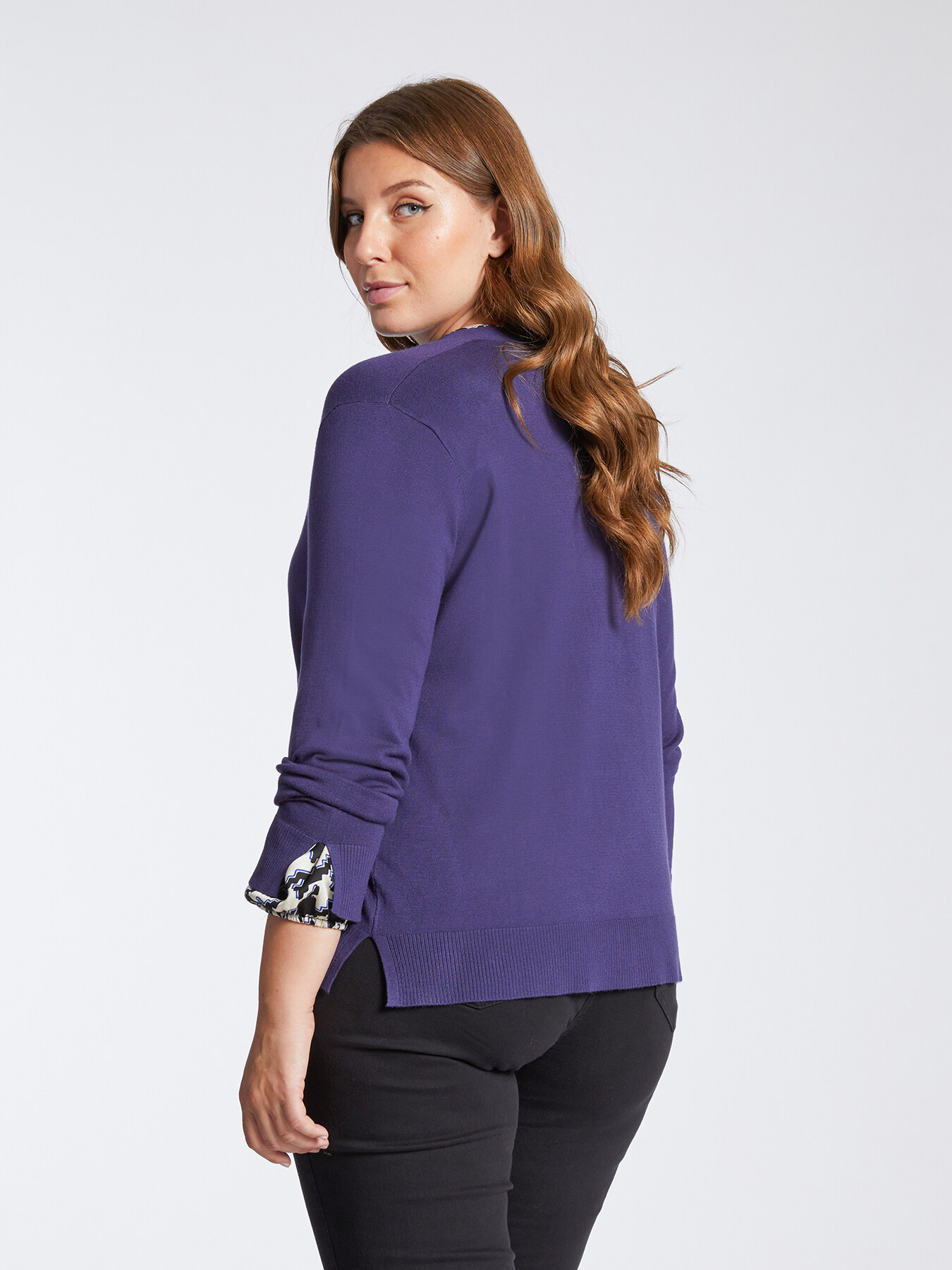 Cardigan with jewel buttons image number 1