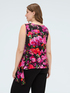 Muslin top with print and bow image number 1