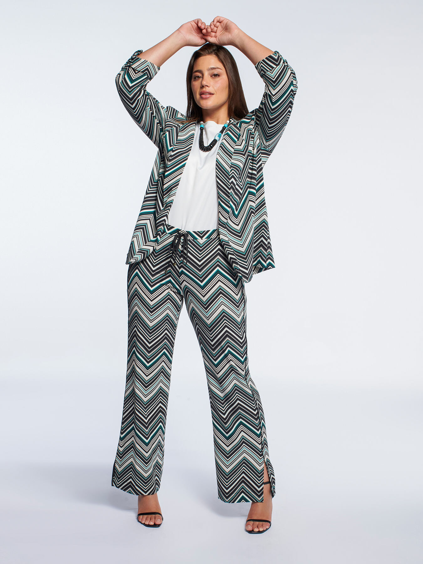 Veste &agrave; chevrons image number 3