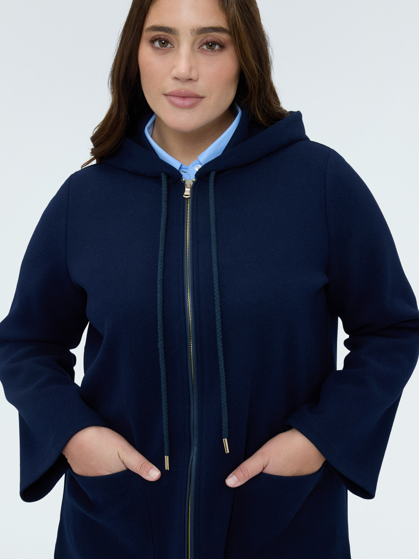 Veste en drap avec capuche image number 3