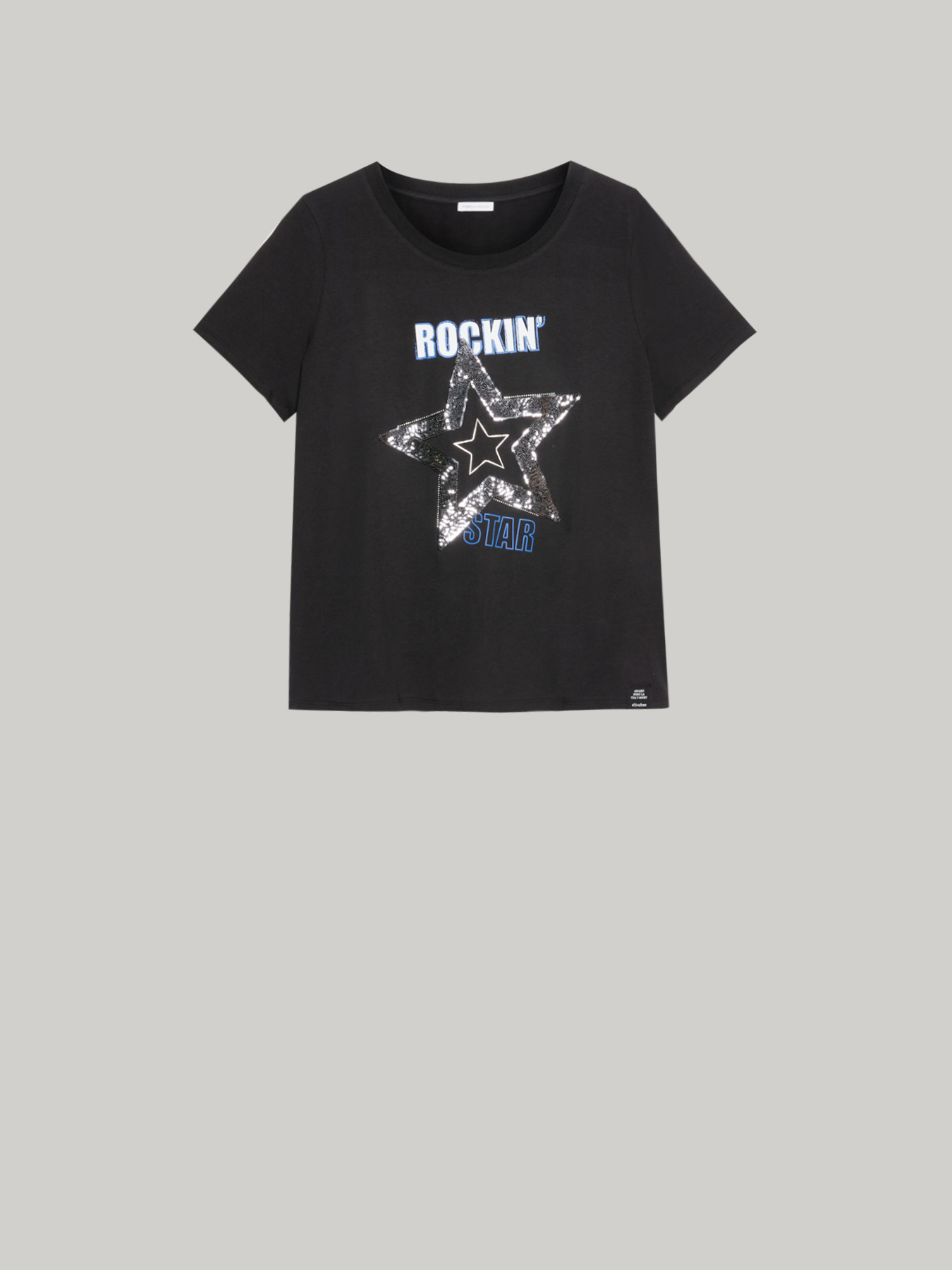 T-Shirt mit Pailletten-Stern image number 3