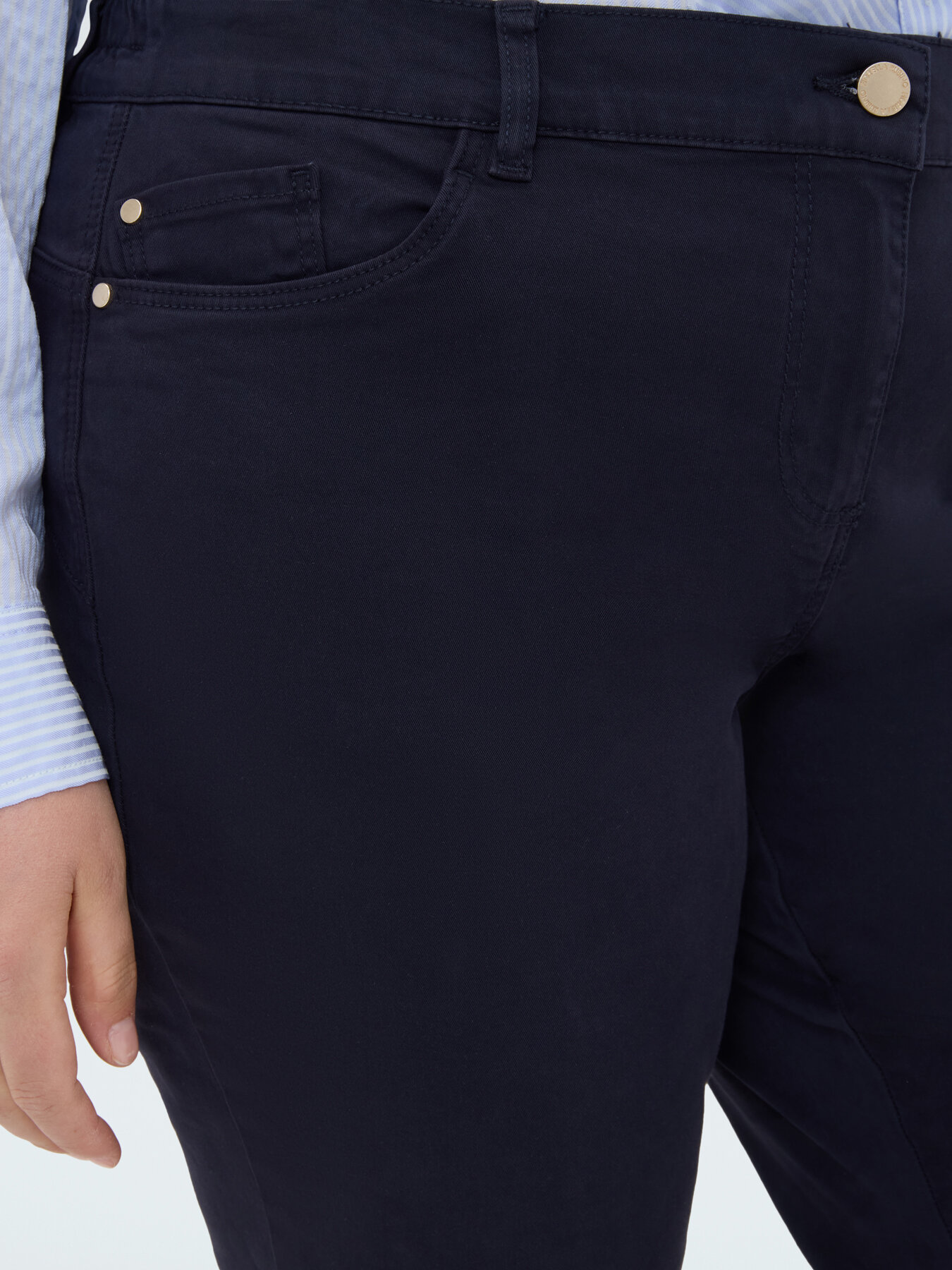 Pantaloni Kick Flare flare in cotone image number 2