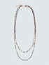 Collana con spilla fiore in tulle image number 1