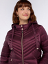 Gesteppte Daunenjacke mit Chevron-Muster und Kapuze image number 2