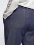 Wide flowing jeans with drawstring on the hem image number 2