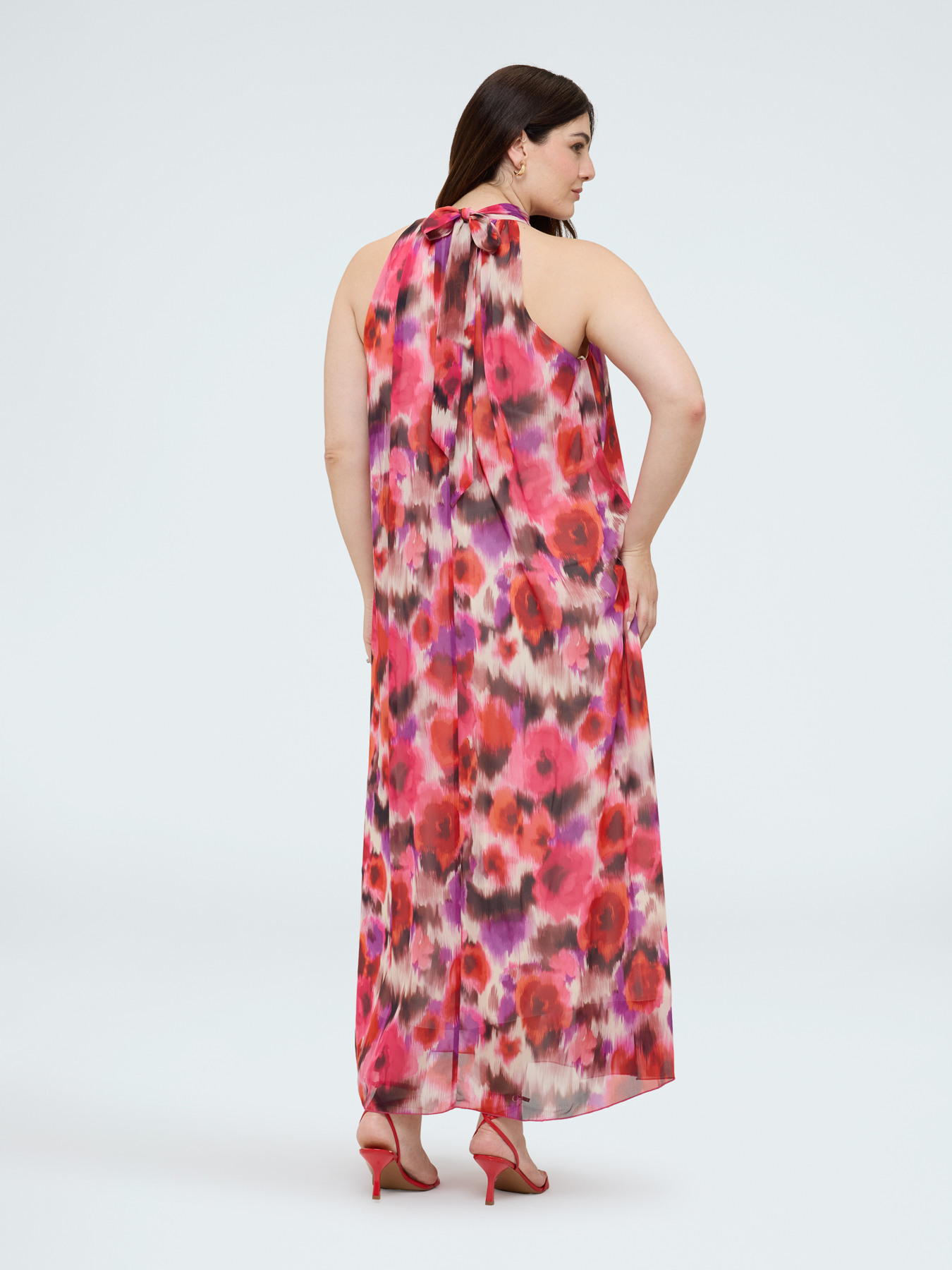 Vestito lungo Free stampa floreale image number 1