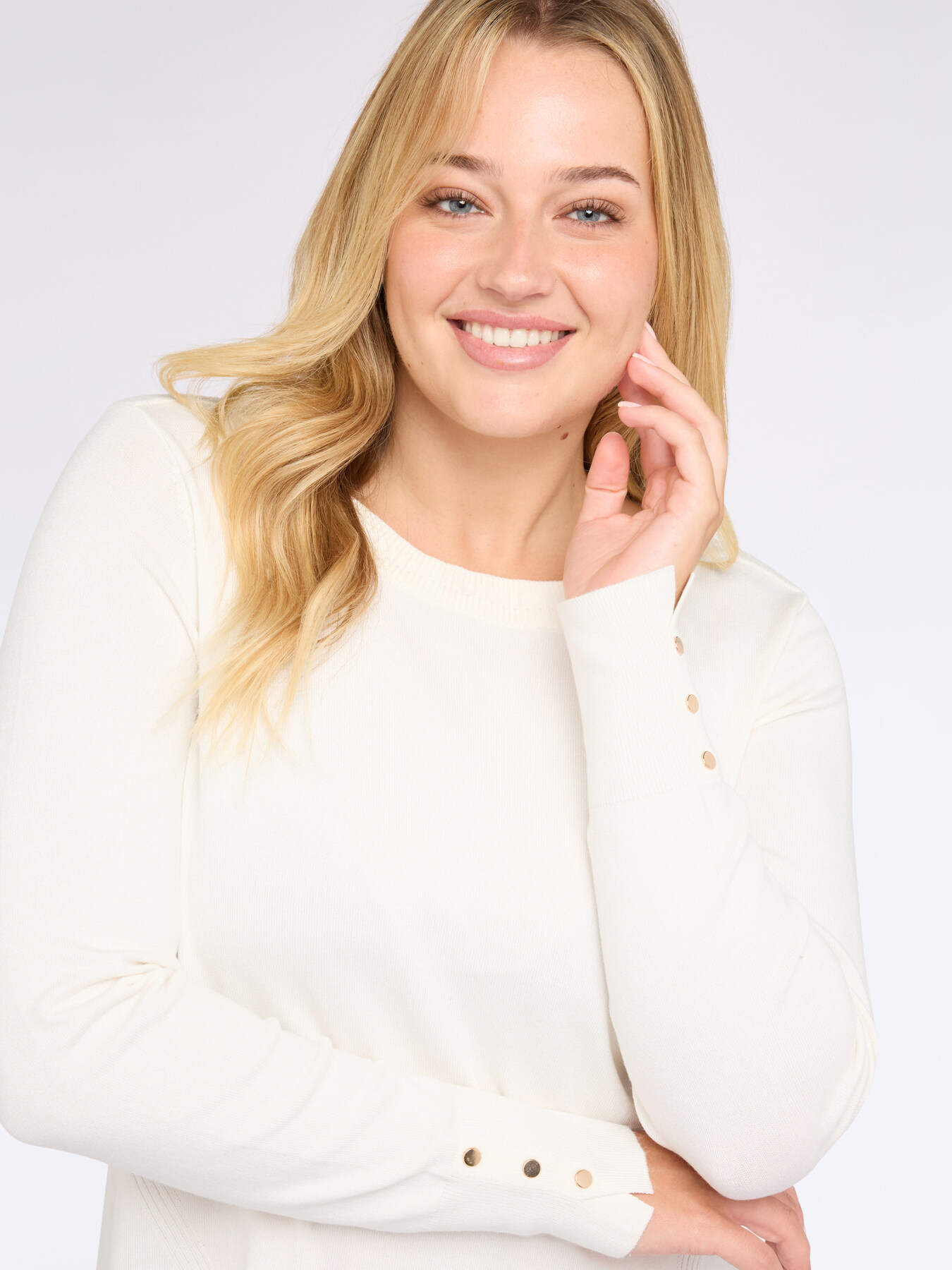 Long-sleeved top with boat neck image number 3