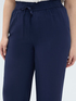 Pantalon Wide Leg avec d&eacute;tail ajour&eacute; image number 2