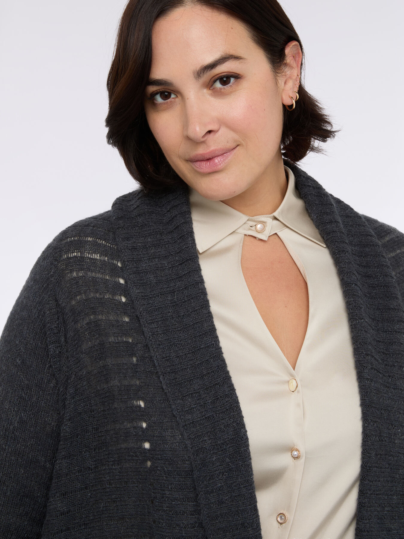 Cardigan in maglia image number 3