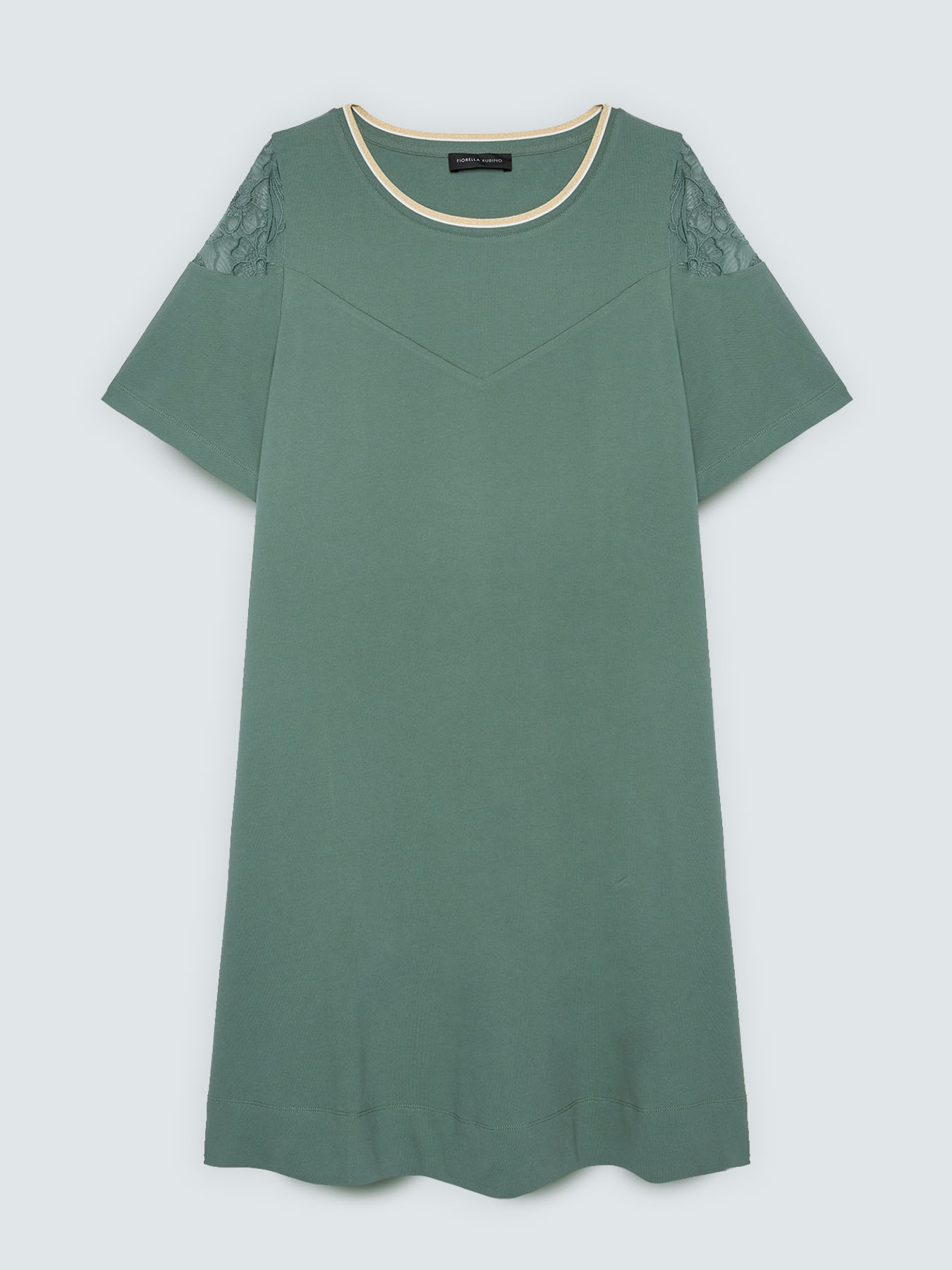 Robe courte coupe en A image number 4