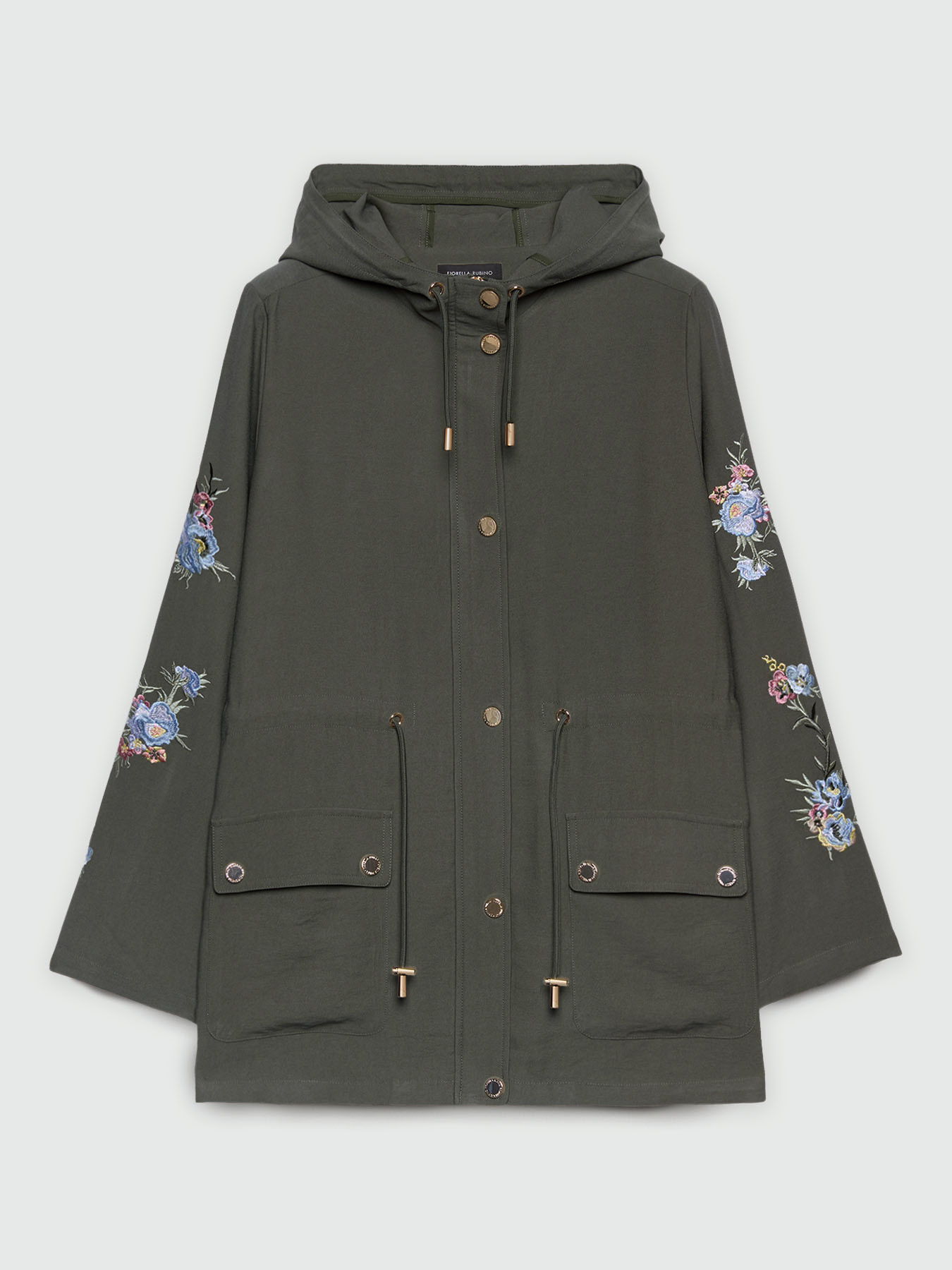 Lightweight embroidered parka image number 6