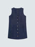 Vestito chemisier in misto lino e viscosa image number 4