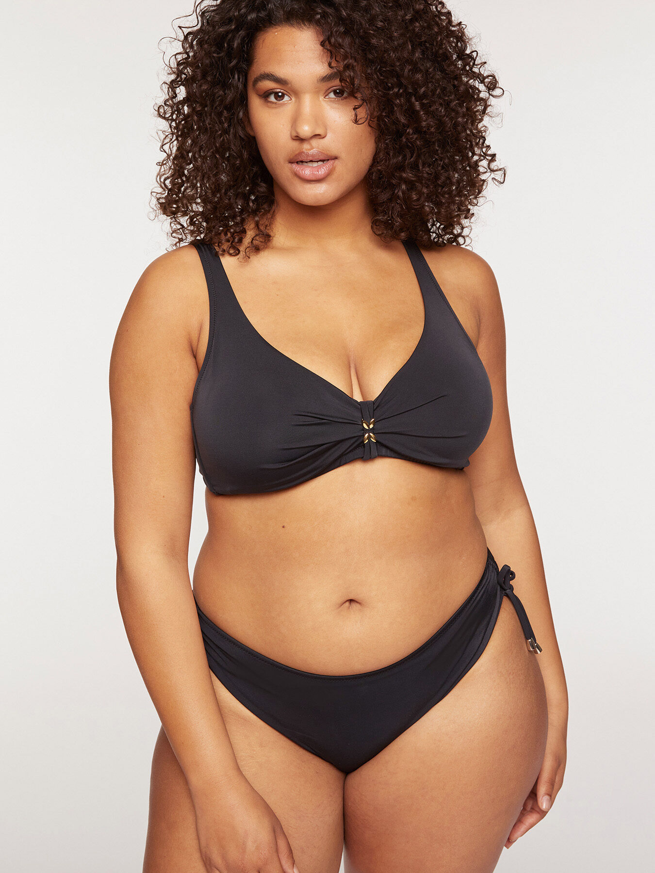 Black bikini with loop image number 2