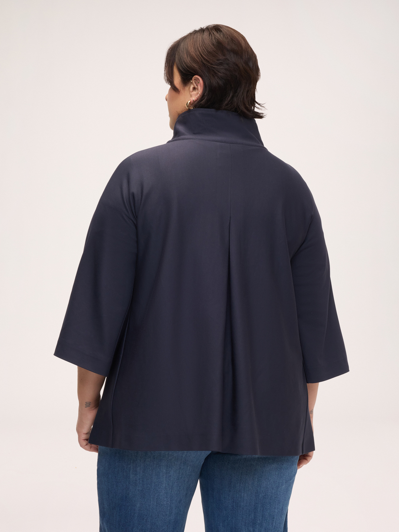 Milano Stitch High Neck Jacket image number 1