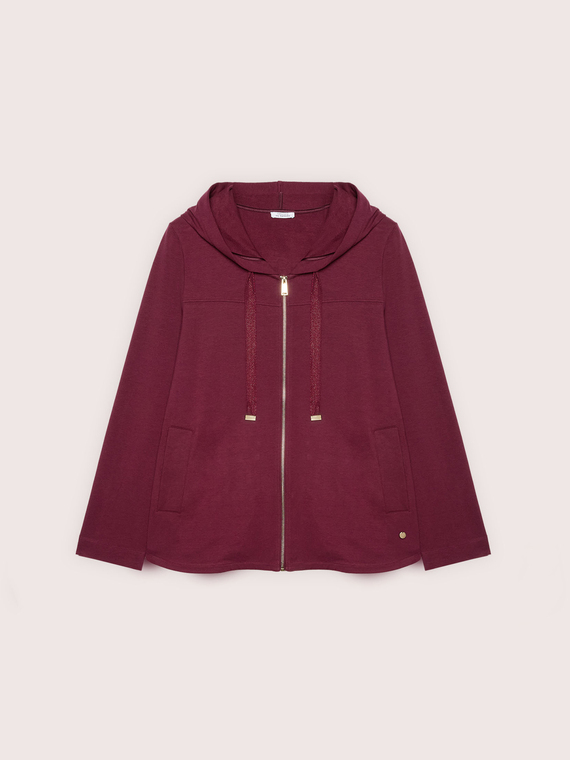 Hoodie with drawstring