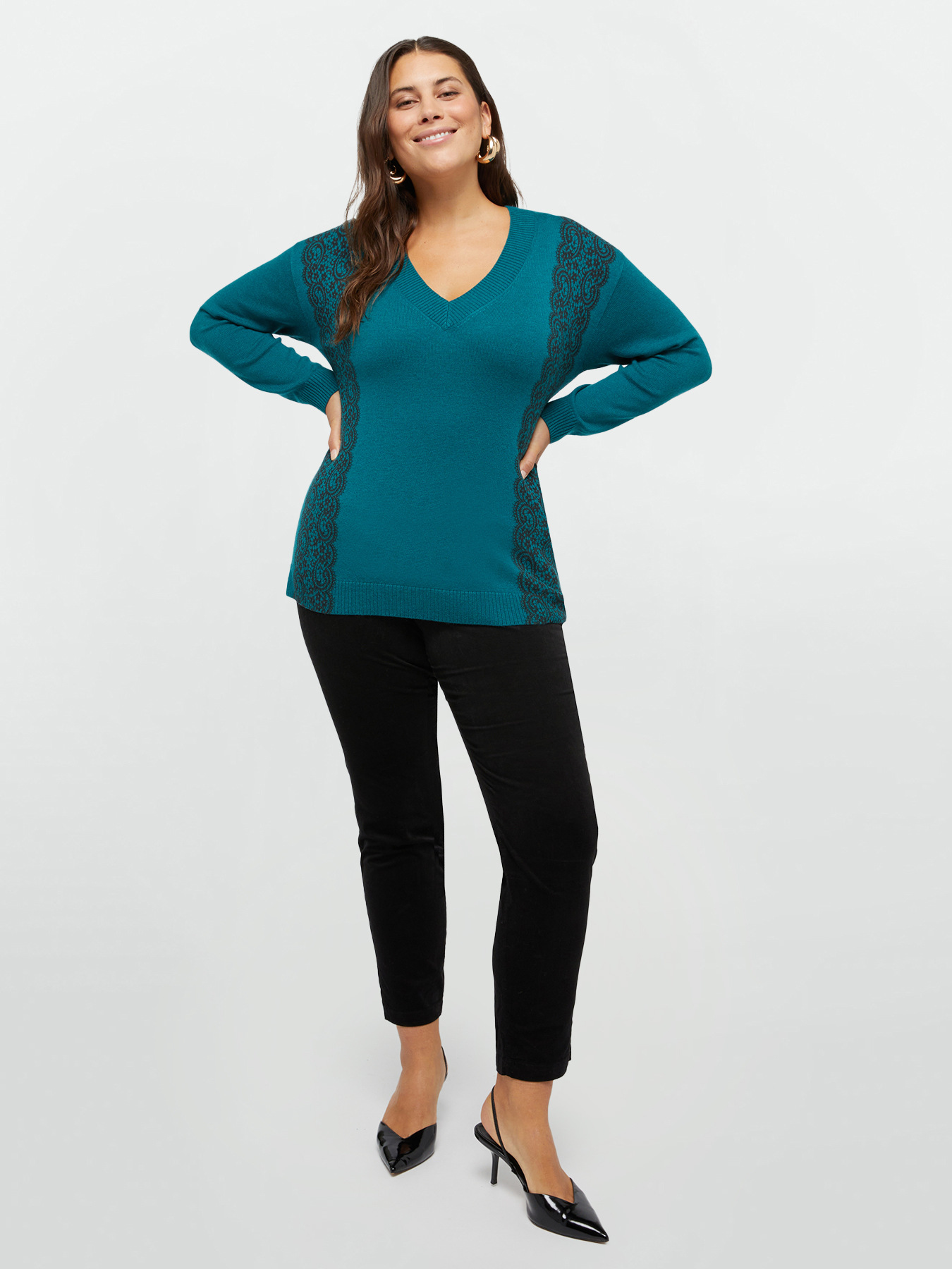 Velvet jeggings image number 3