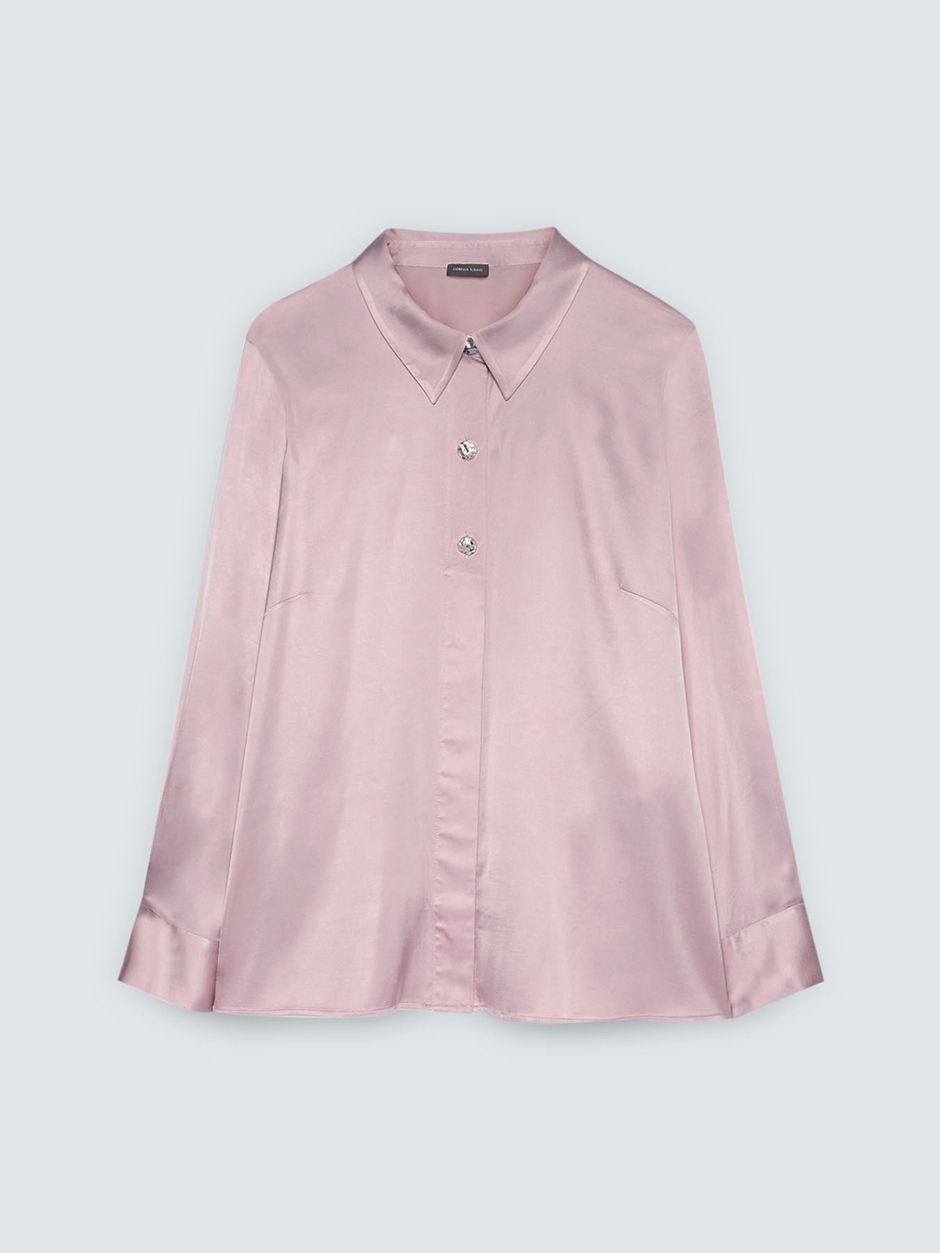 Chemise en satin avec boutons bijoux image number 4