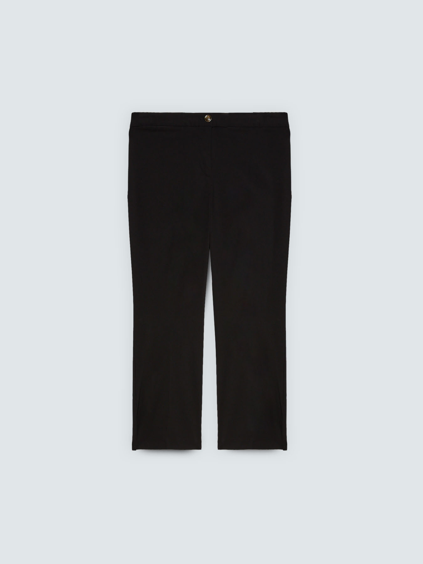 Pantalones Kick Flare en tejido el&aacute;stico image number 4