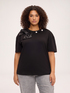 T-shirt with floral appliqu&eacute;s and bow image number 0