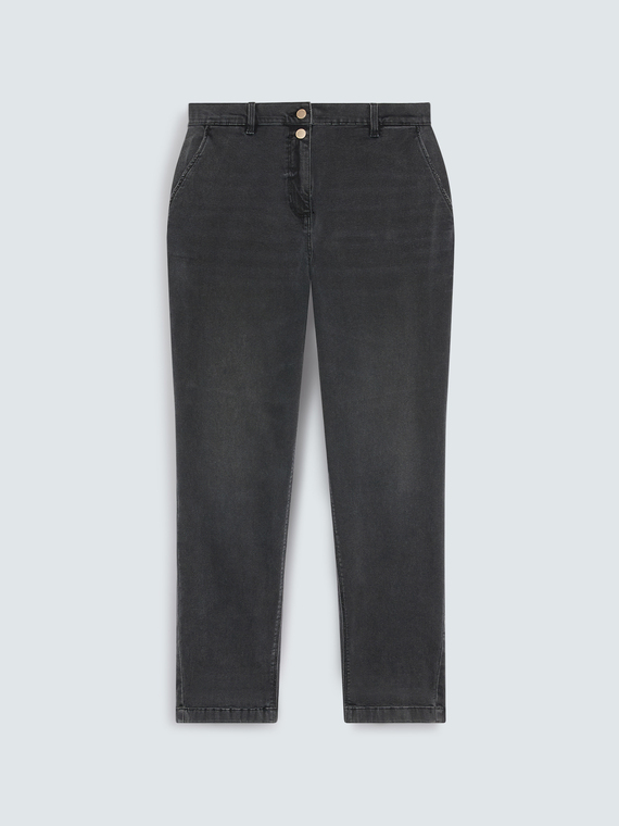 Balloon Jeans black wash