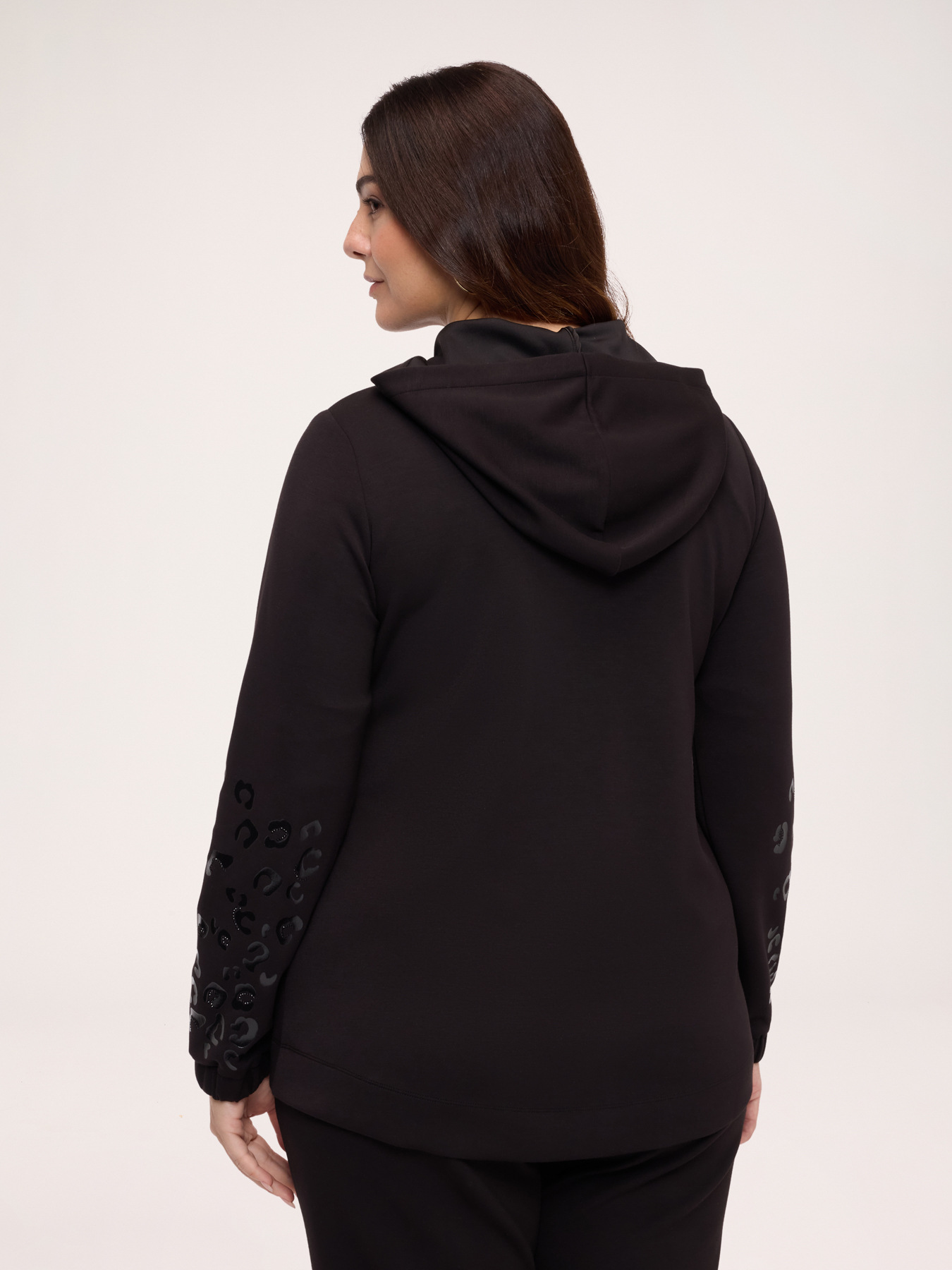 Offenes Sweatshirt mit Leopardenmuster image number 1