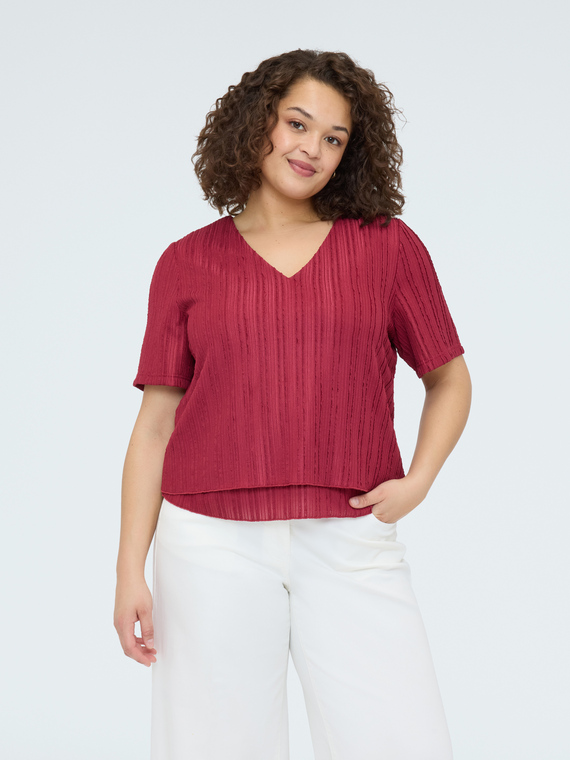 T-shirt en jersey c&ocirc;tel&eacute;